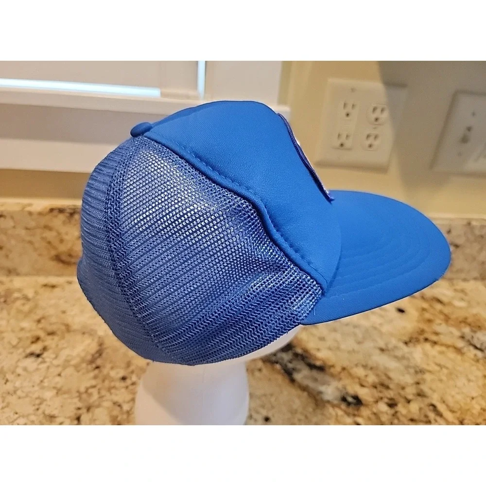 Vintage Ford Mustang Patch Trucker Hat Cap Foam Mesh Back Snapback